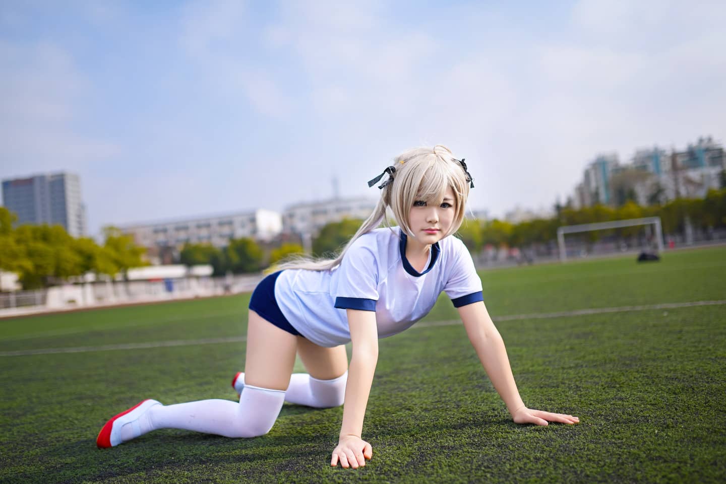 穹妹体操服cosplay-萌图百科