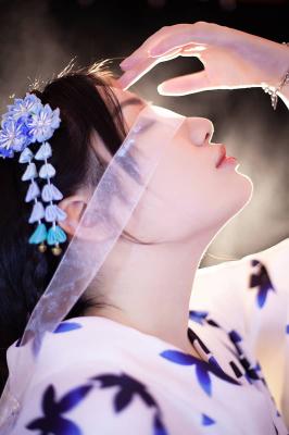 神明少女和服写真-萌图百科