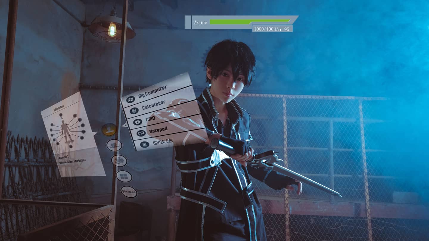 刀剑神域桐人cosplay-萌图百科