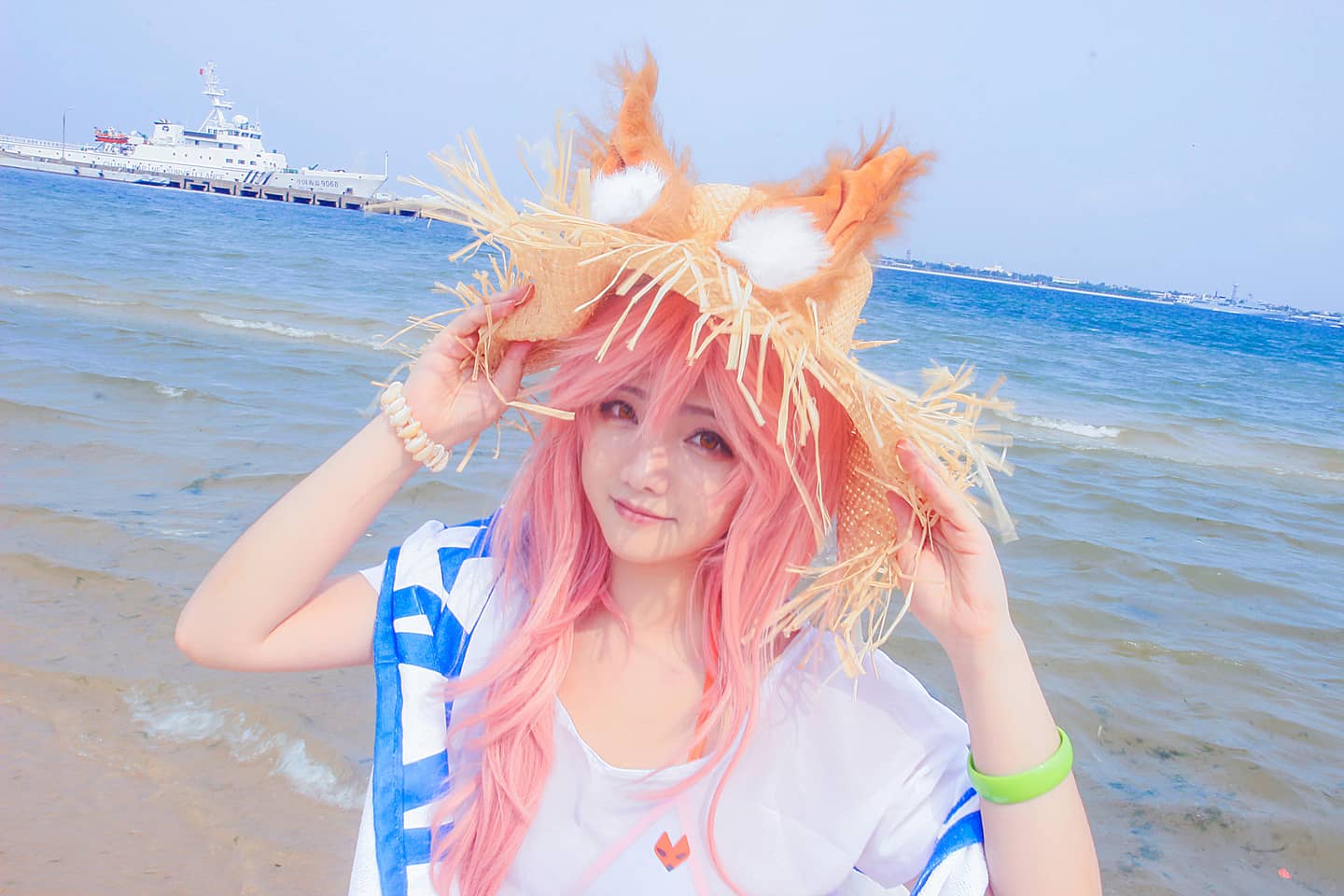 TYA事务所 fgo 玉藻前泳装COS 一破-萌图百科