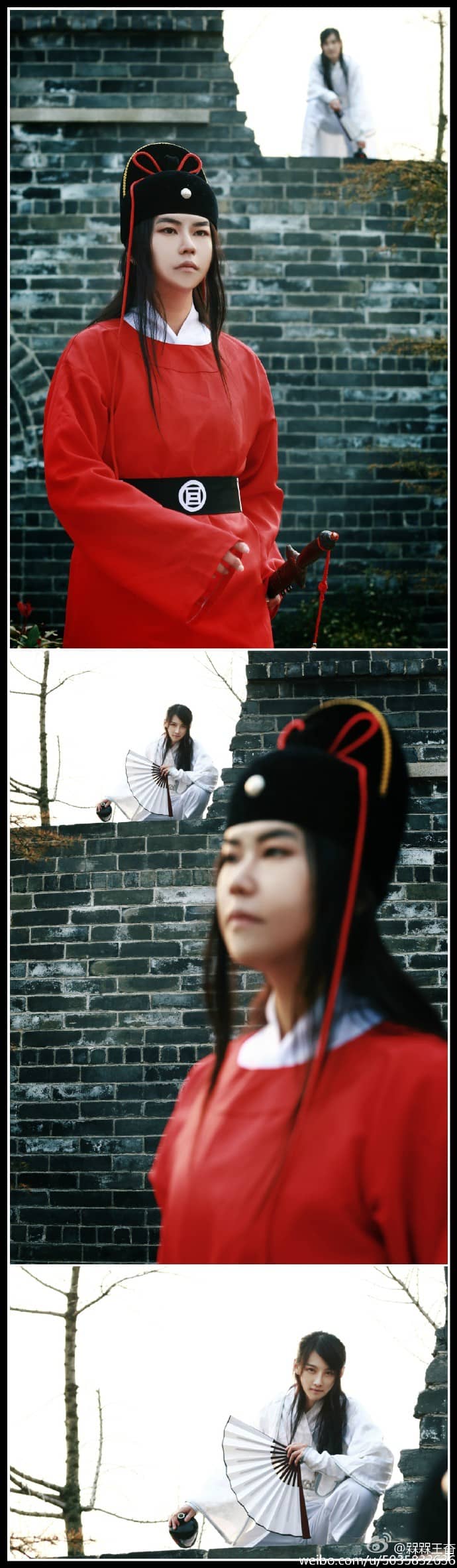 七侠五义展昭白玉堂cosplay-萌图百科