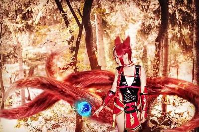 英雄联盟焰尾妖狐阿狸Cosplay-萌图百科