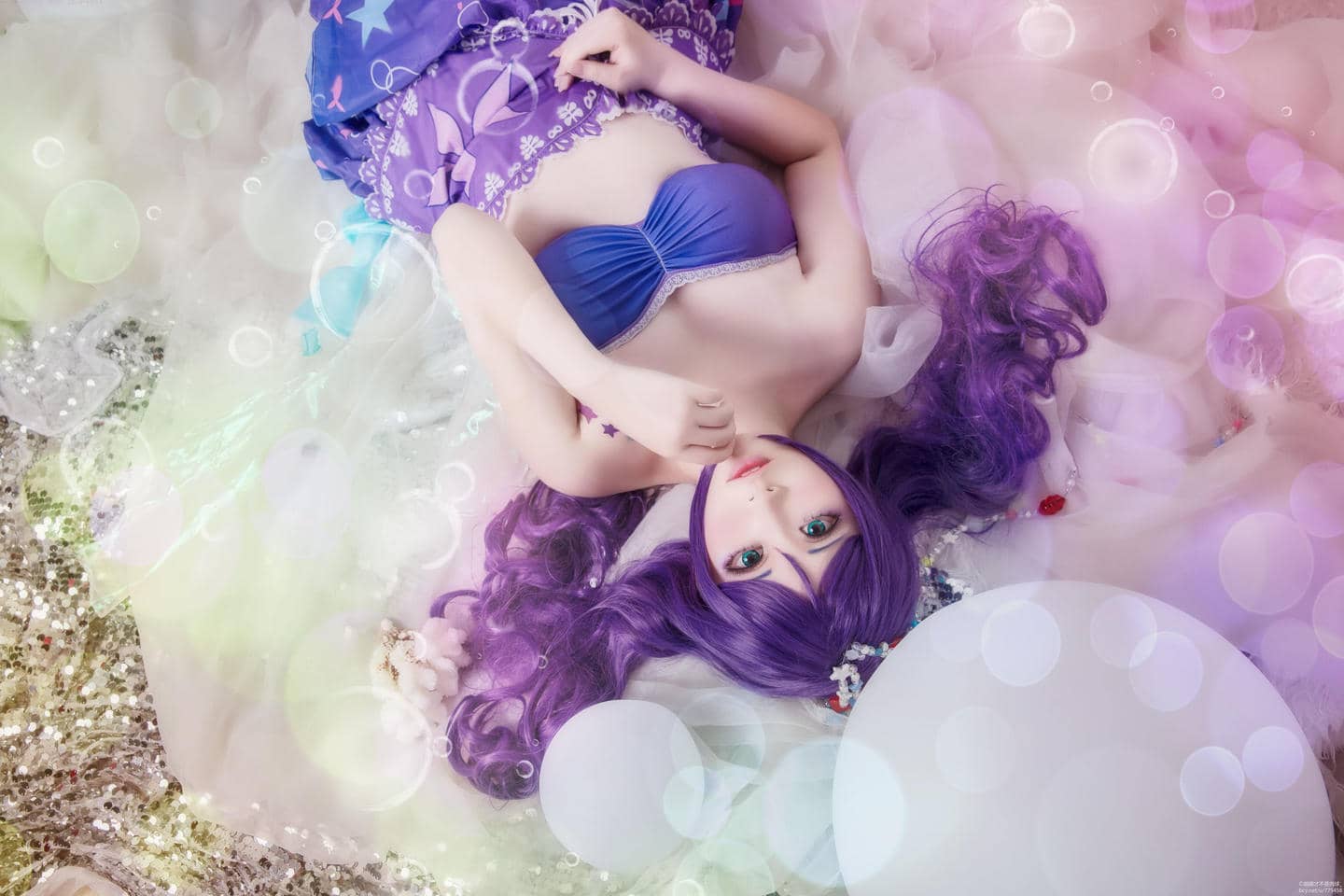 Love Live东条希人鱼cosplay-萌图百科