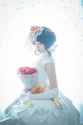 王者荣耀 小乔纯白花嫁cosplay-萌图百科