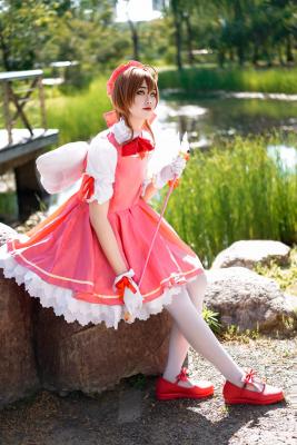 🌸木之本樱红白战斗服🌸-萌图百科