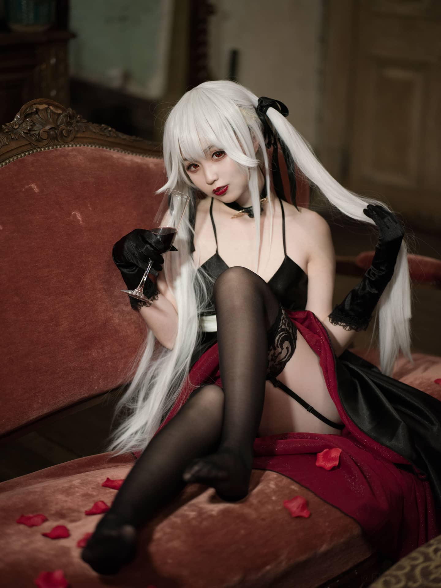 美少女万华镜 -被诅咒之传说少女  篝之雾枝礼服cosplay-萌图百科