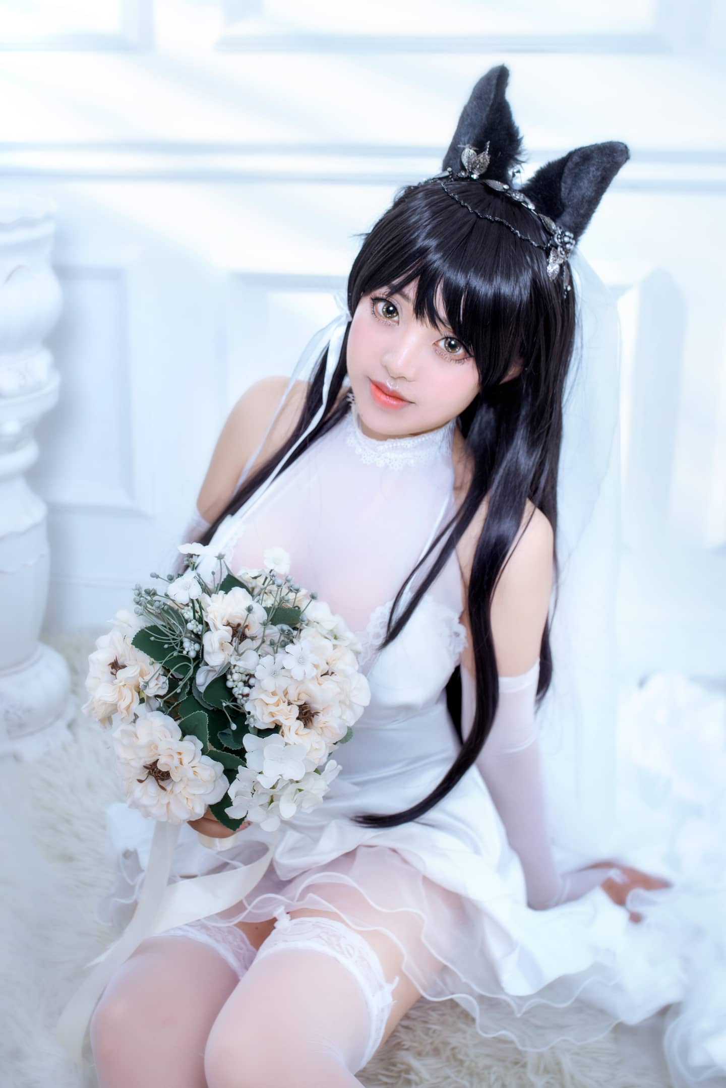 碧蓝航线 爱宕犬白花的誓言cosplay-萌图百科