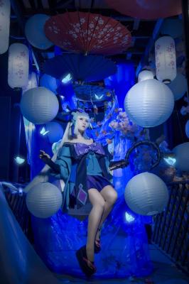 阴阳师——青行灯cosplay-萌图百科