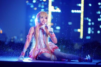 刀剑神域亚丝娜歌姬手办.COSPLAY-萌图百科