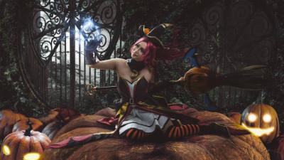 《英雄联盟》魅惑女巫迦娜cosplay-萌图百科