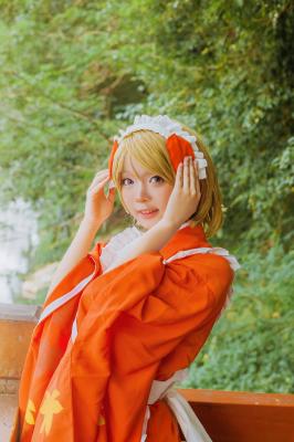 【love live!】小泉花阳枫叶和服cosplay-萌图百科