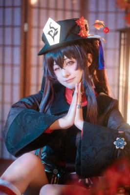 原神 胡桃cosplay-萌图百科