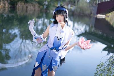 《王者荣耀》西施cosplay，少女怎么会拒绝珍贵的宝藏呢💗-萌图百科