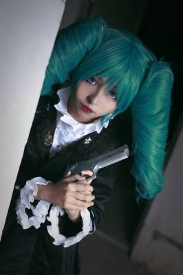 初音 秘密警察cosplay-萌图百科