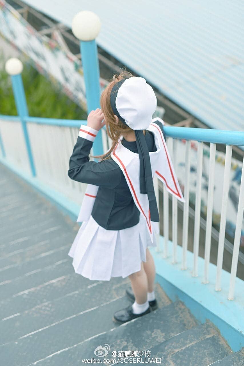 百变小樱校服cos-萌图百科