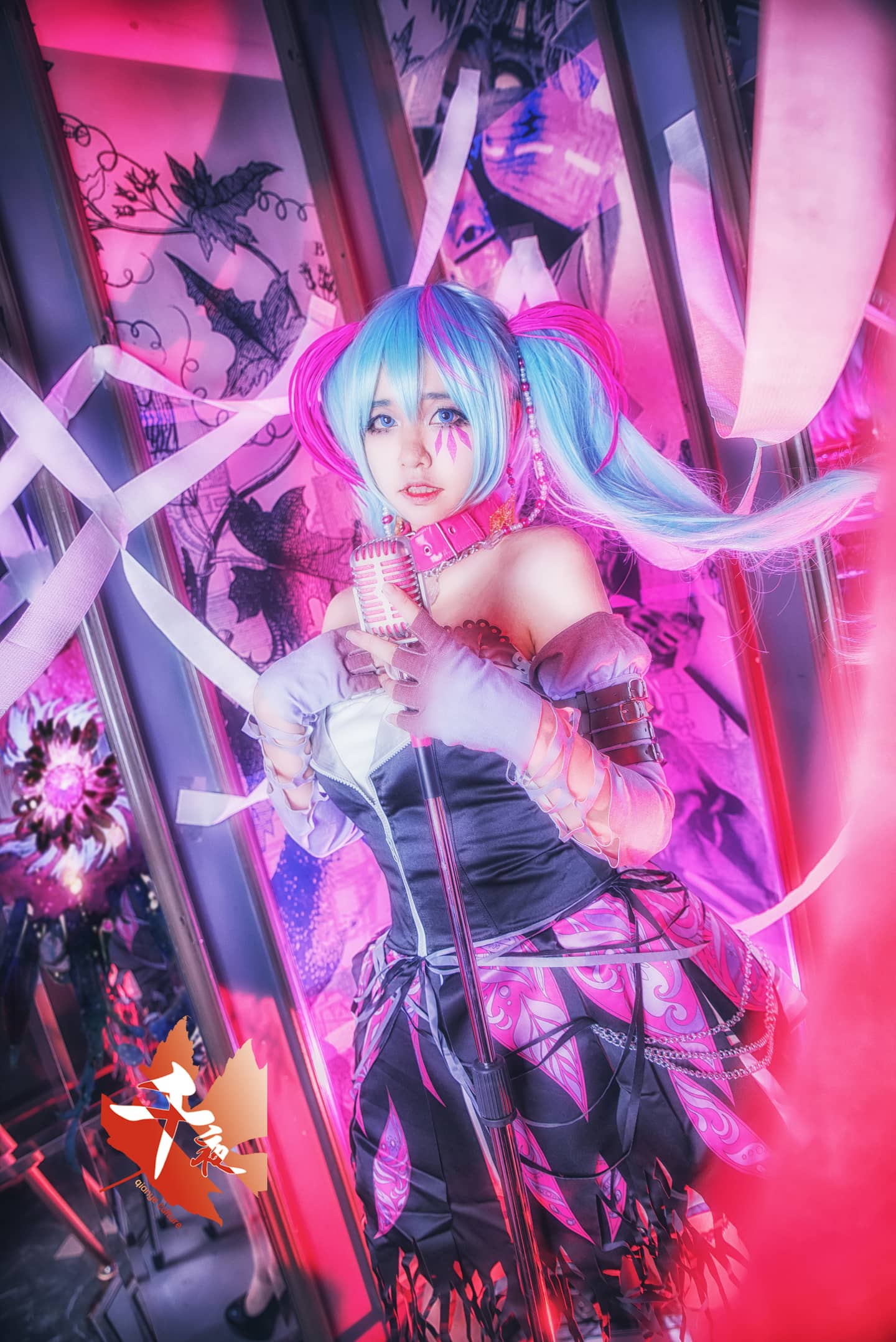 千夜文化COS海川纱鸟VOCALOID初音-萌图百科