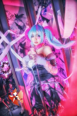 千夜文化COS海川纱鸟VOCALOID初音-萌图百科