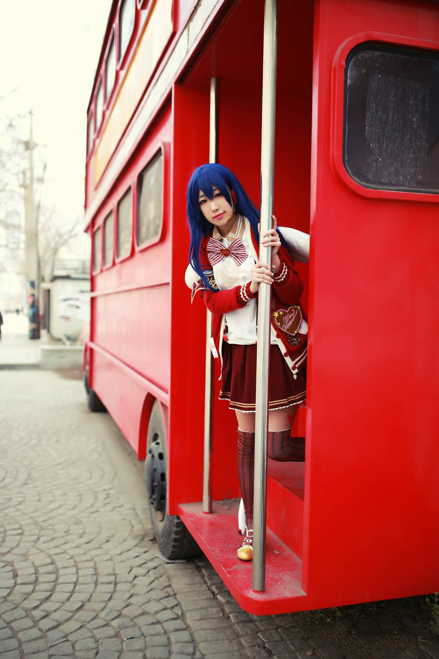 LoveLive园田海未巧克力情人节觉醒Cosplay-萌图百科