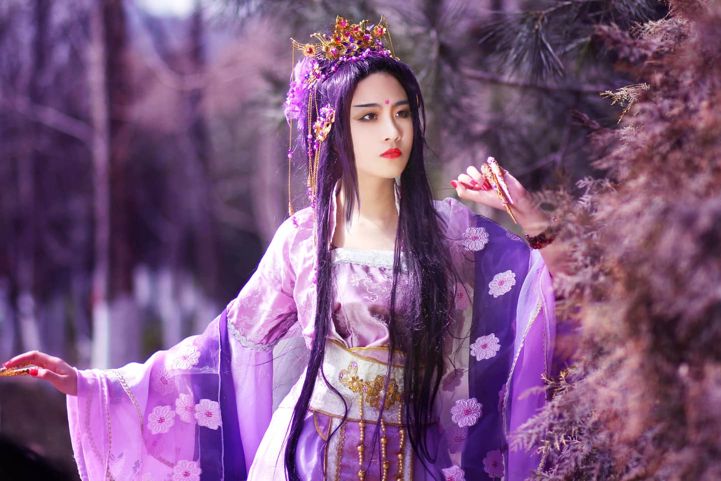 仙剑情缘之花千骨妖神cosplay-萌图百科