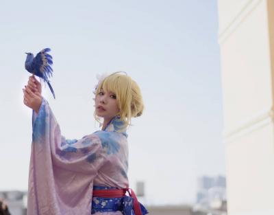 Fate/Zero saber Cosplay-萌图百科