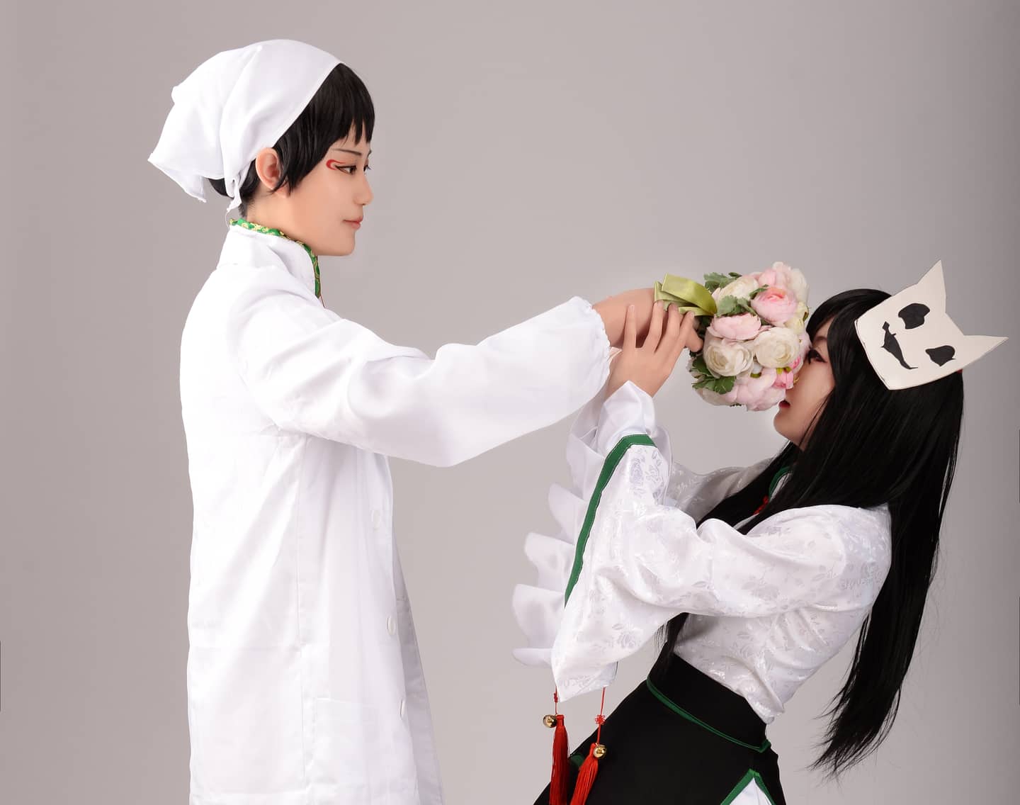 鬼灯的冷彻白泽cosplay-萌图百科