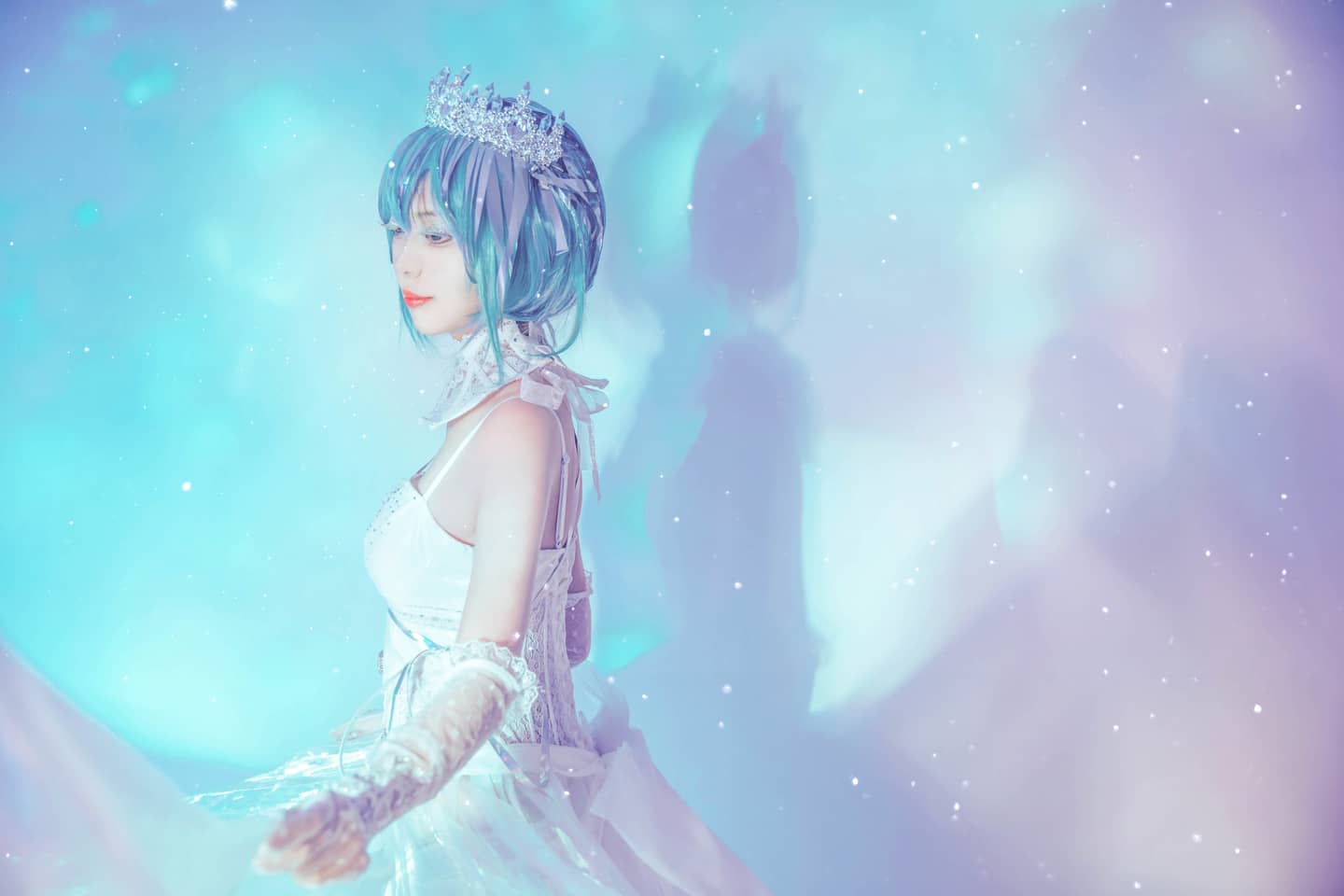 宝石之国·钻石同人婚纱cosplay-萌图百科