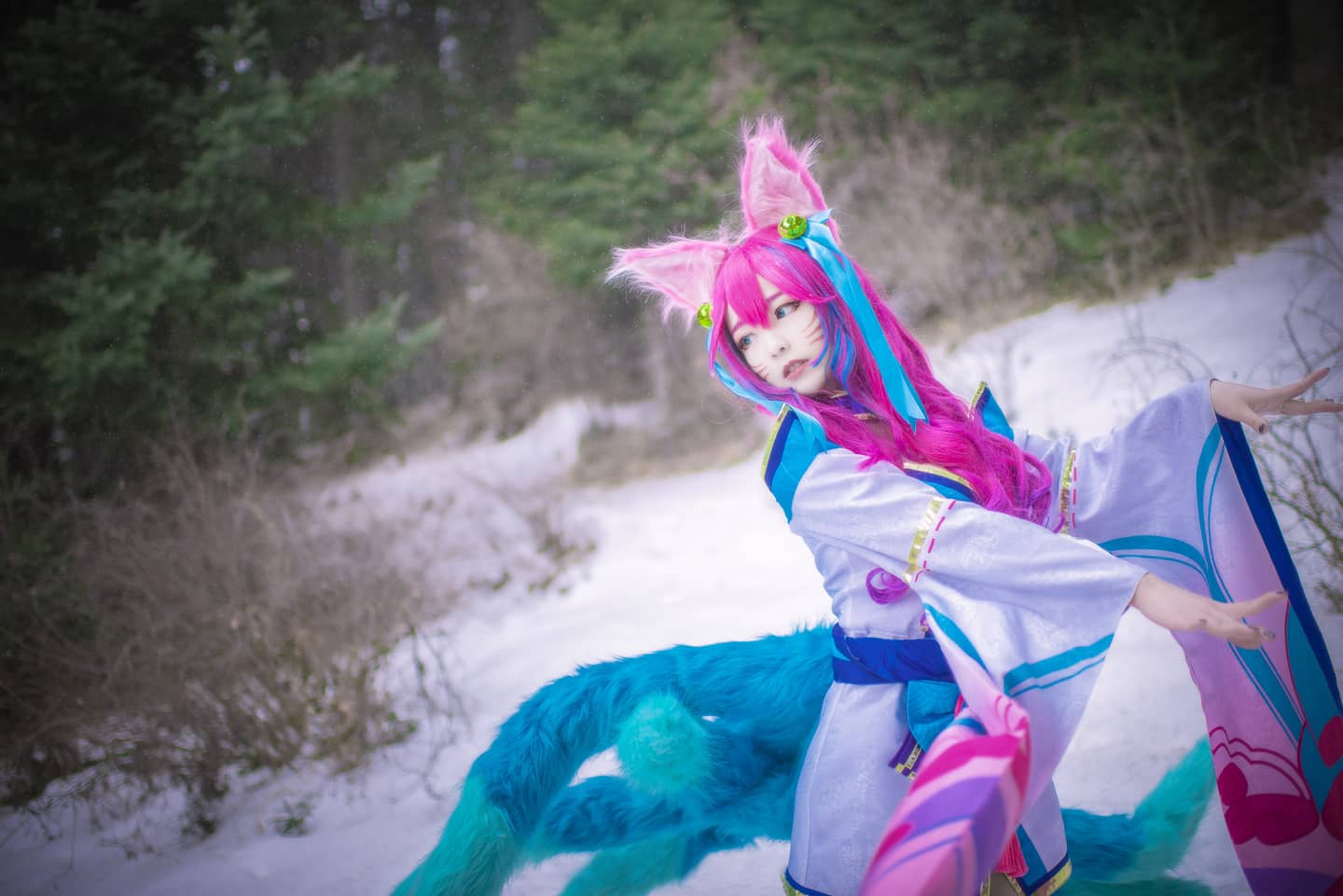 英雄联盟  阿狸cosplay-萌图百科