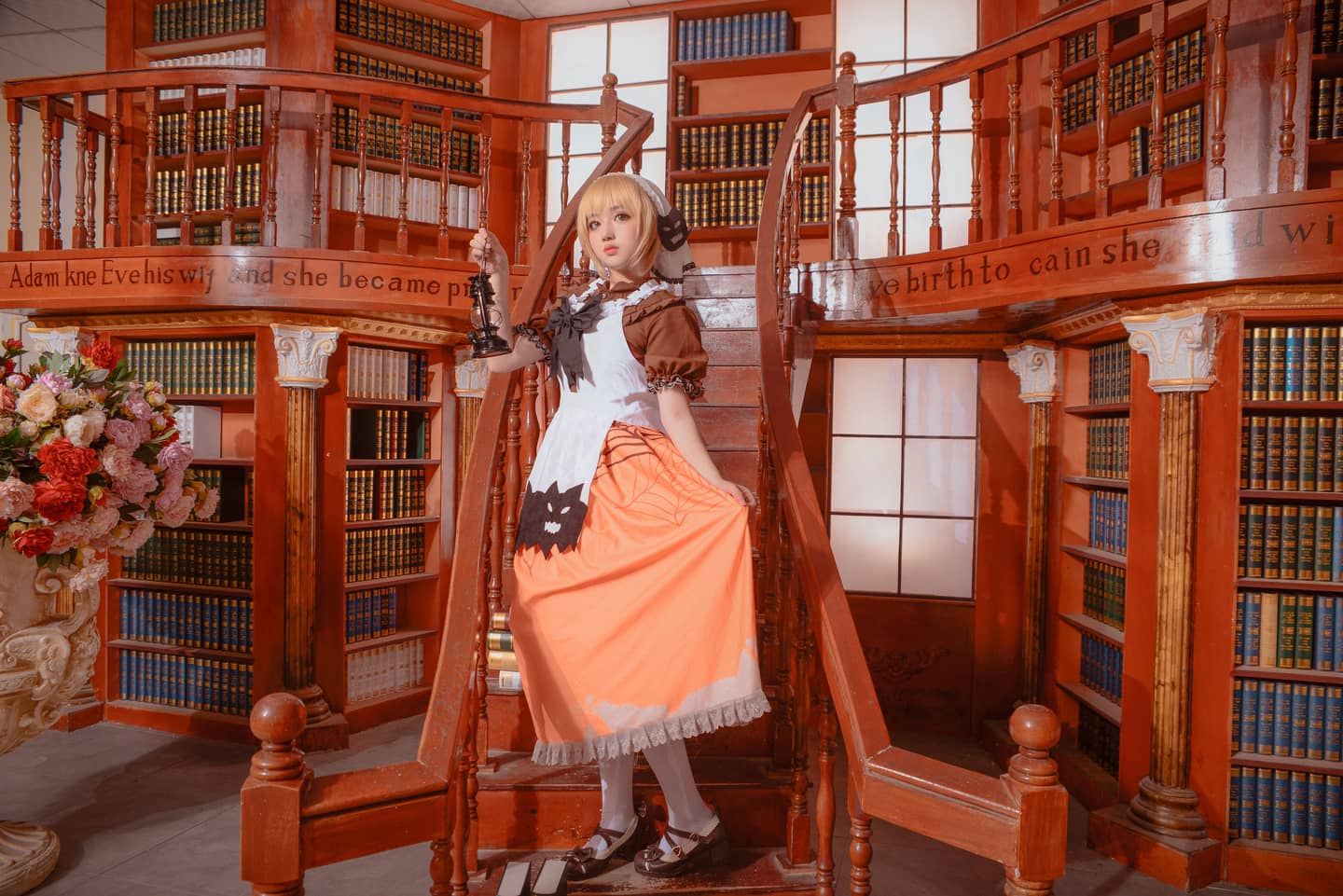 黑塔利亚-列支万圣ver cosplay-萌图百科