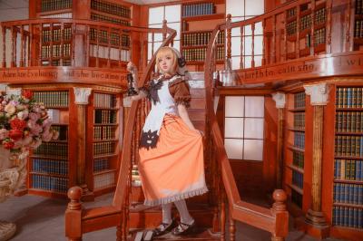 黑塔利亚-列支万圣ver cosplay-萌图百科