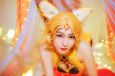 王者荣耀妲己cosplay,主人请尽情吩咐妲己~-萌图百科