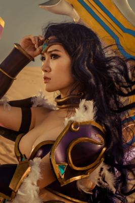 英雄联盟·战争女神·希维尔Cosplay-萌图百科