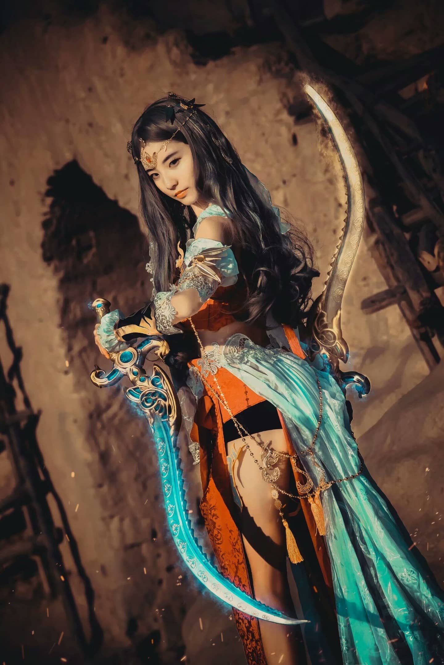 剑网三 朔雪喵姐cosplay-萌图百科