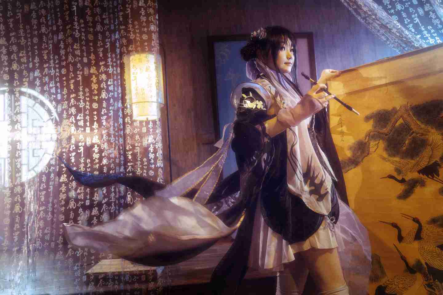 剑三花萝cosplay-萌图百科