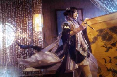 剑三花萝cosplay-萌图百科