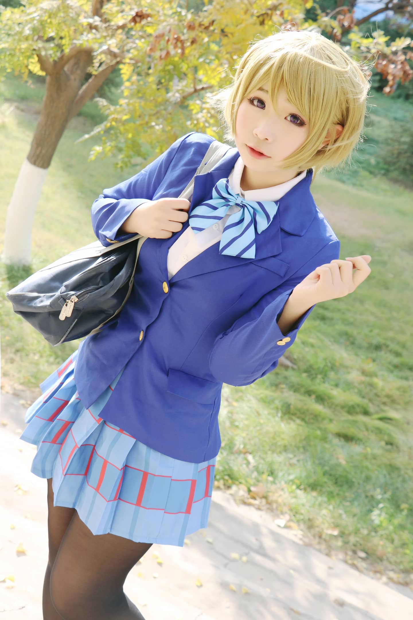 LOVELIVE!小泉花阳cosplay-萌图百科