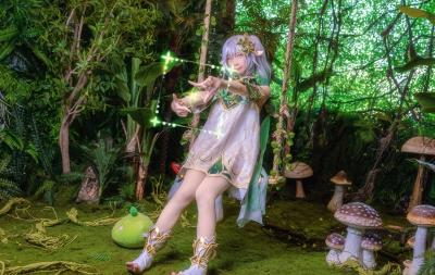 《原神》纳西妲cosplay-萌图百科