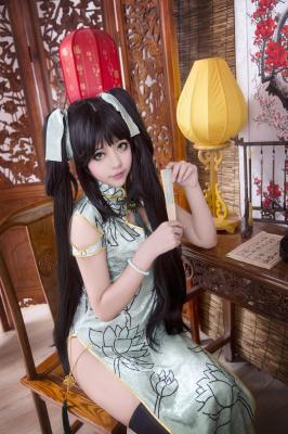 TYA事务所王者荣耀 孙尚香同人旗袍cosplay-萌图百科