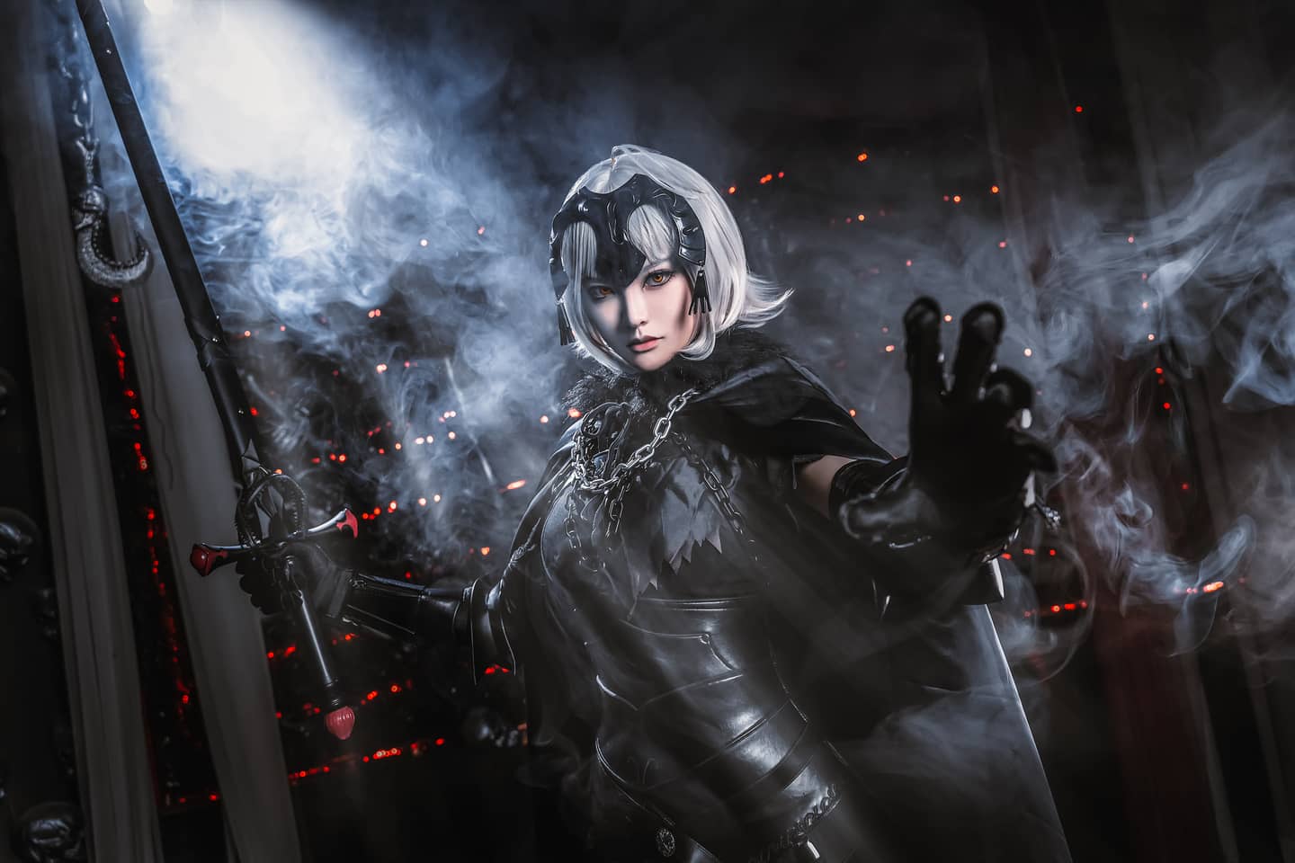 FGO黑贞德初始cosplay-萌图百科