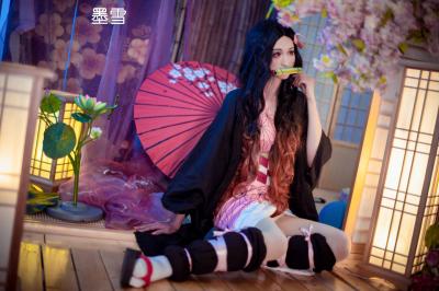 鬼灭之刃祢豆子cosplay-萌图百科