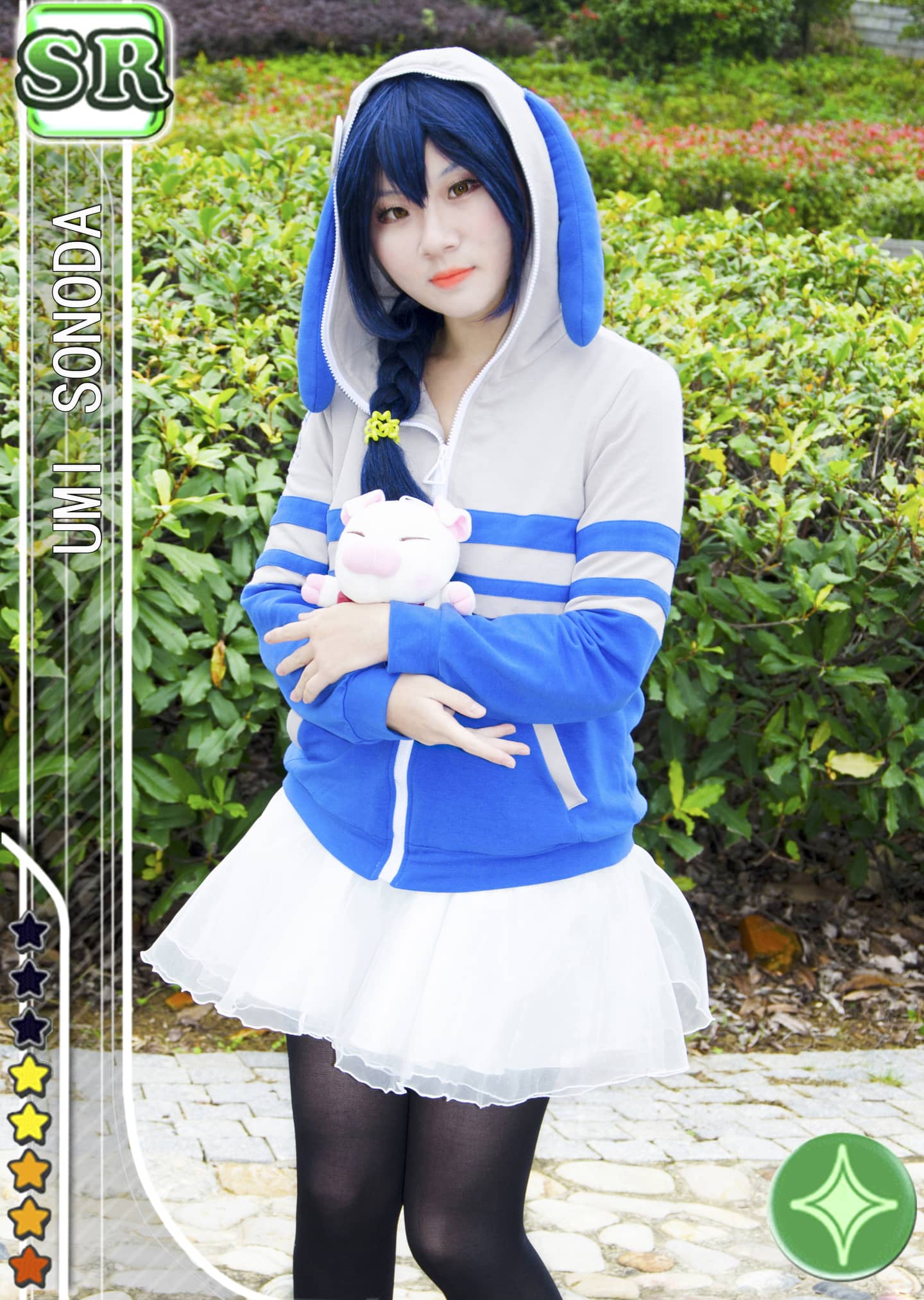 lovelive园田海未cosplay 动物2未觉醒-萌图百科