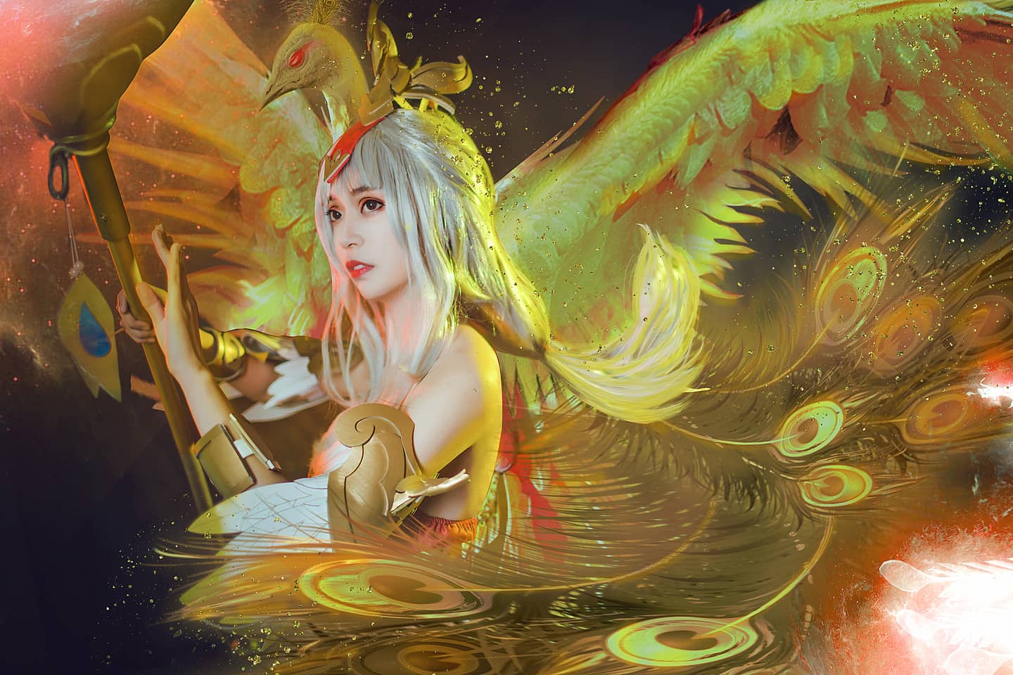 王者荣耀 王昭君·凤凰于飞cosplay 身作彩凤双飞翼，心有灵犀一点通-萌图百科