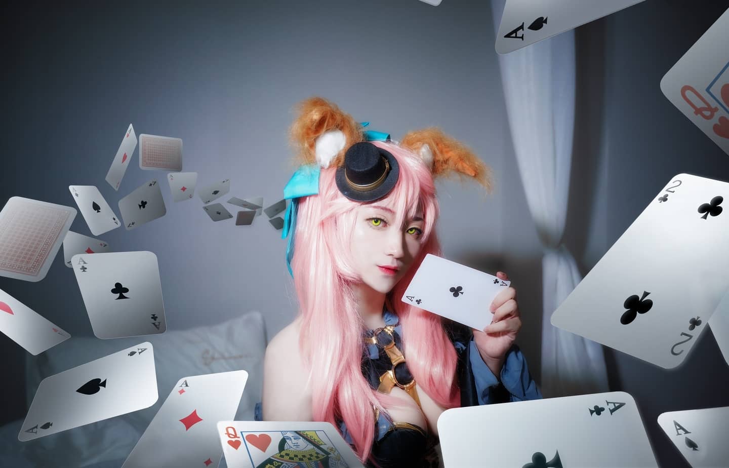 玉藻前黑魔术师cosplay-萌图百科