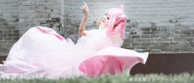 《美少女战士》小小兔插画礼服cosplay-萌图百科