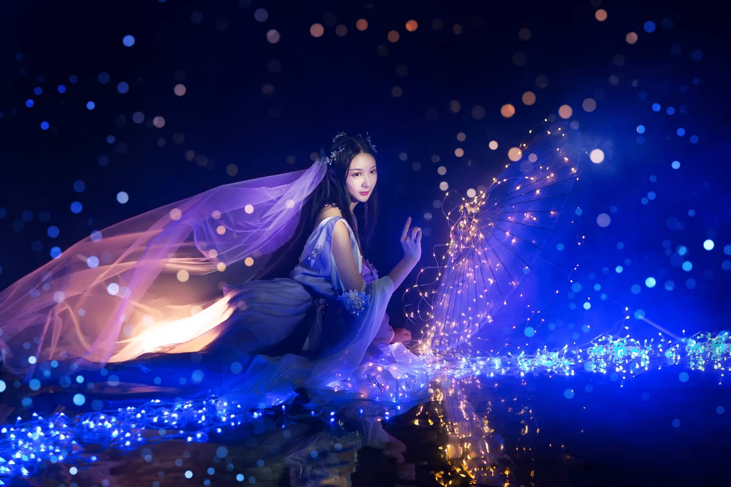 【cos正片/瑶音】盈盈星河-萌图百科
