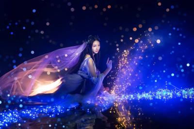 【cos正片/瑶音】盈盈星河-萌图百科