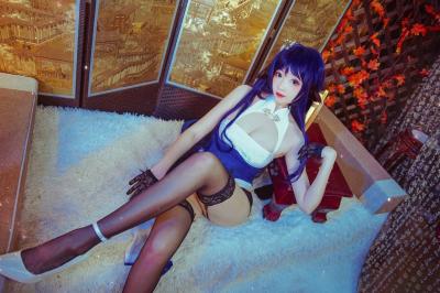碧蓝航线 吾妻旗袍cosplay-萌图百科