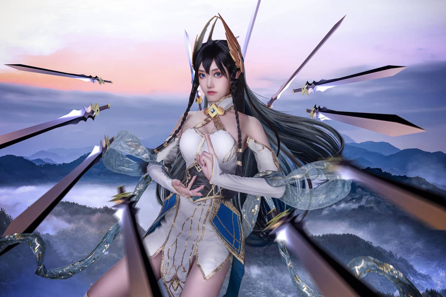 《英雄联盟》刀妹 玉剑传说 cosplay-萌图百科