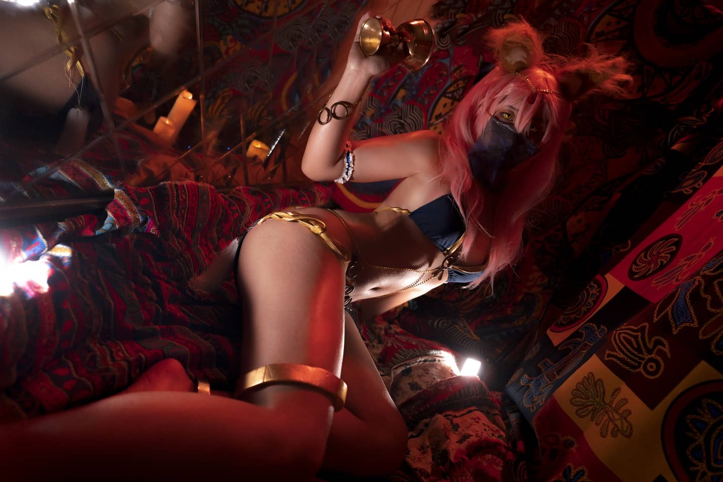 玉藻前舞娘cosplay-萌图百科