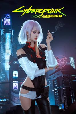 赛博朋克2077边缘行者Lucy cos-萌图百科