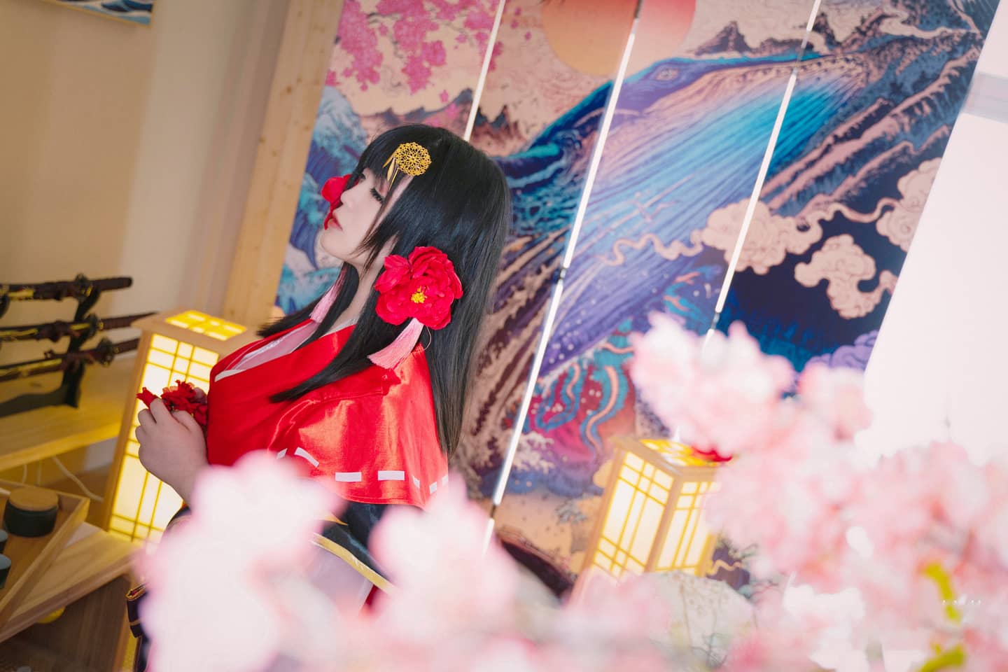 阴阳师 樱花妖桃花妖cosplay-萌图百科